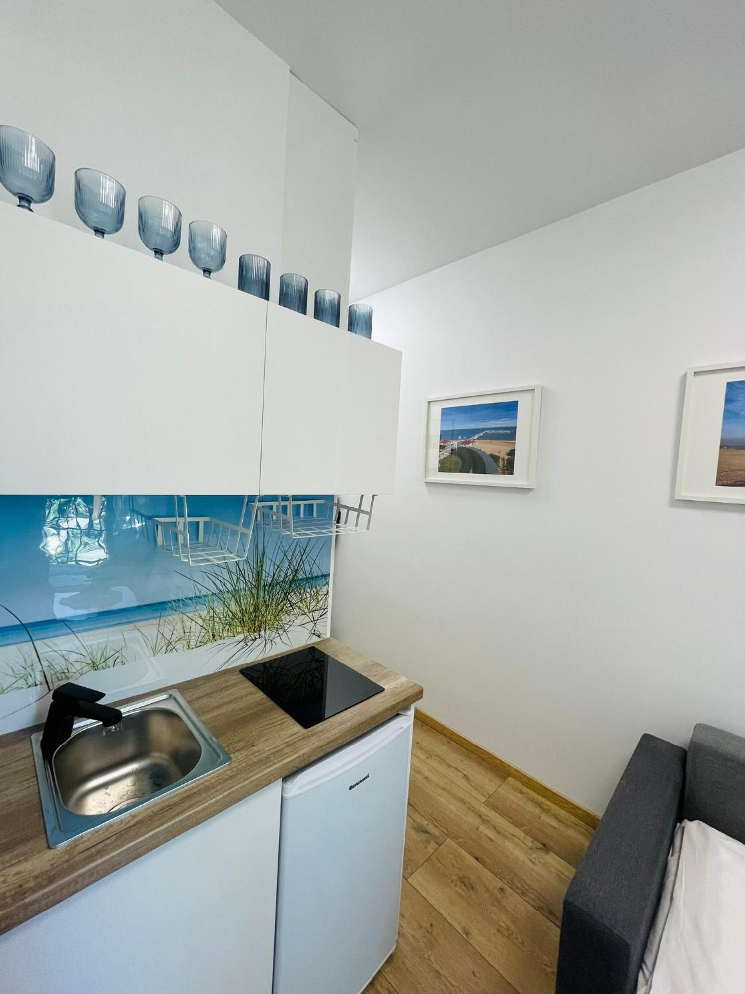 Apartamento Mini Chrobrego Przy Plazy Z Loggia Sopot Exterior foto